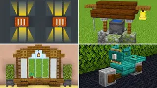 🏠 Как сделать ПОСТРОЙКИ ДЛЯ ДОМА в Майнкрафт 1.16 | Декорации Minecraft