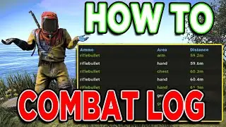 How to use COMBAT LOG in Rust Console