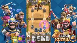 Arif Game Play : Clash Royale (Play battle 2 vs 2 with a Coward player)