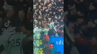 Axel Disasi jumps into the crowd 🤣 #disasi #chelseafc