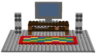 How to Build a Lego TV Set | MOC