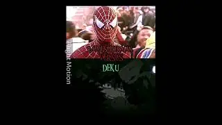 Spiderman vs Deku