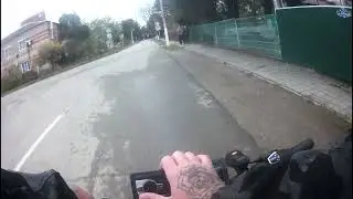 первый выезд громкого велосипеда