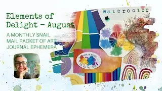 Elements of Delight | Art journal ephemera | Collage fodder | Monthly mailer