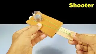 How to make a cardboard shooter | Coin shooter gun
