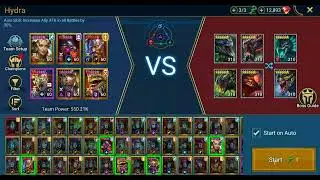 Raid Shadow Legends: Nov 2024 Post-Multi-Hit-Nerf Rotation 3 Hydra: 1 Key Nightmare Comp 1