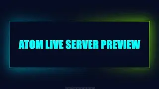 How to set up atom live server || Atom live server preview