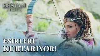 Akkız, Gök Saray'ın esirlerini kurtarıyor! - Destan