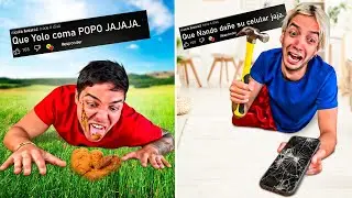 100 RETOS EXTREMOS DE SUSCRIPTORES EN 1 HORA !!