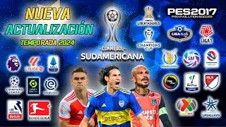 Brutal PARCHE (Copa Sudamericana 2024) Actualizado 100% para PC MALAS / TUTORIAL / Pes 2017 a 2024 🔥