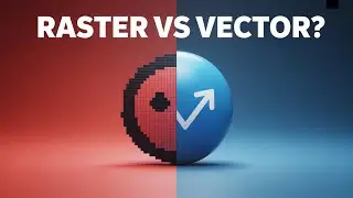 Raster vs Vector – What’s the Difference? | Image Types Explained for Designers & Beginners