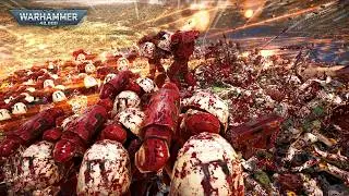 SPACE MARINE BLOOD RAVENS v's ELDAR! | UEBS 2 Warhammer 40K