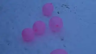 Just Some Balloons in the Snow