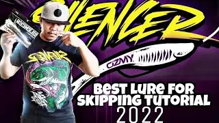 BEST LURE FOR SKIPPING - OZMY SILENCER by @ozmy (short review and skipping test) ( vlog 09)