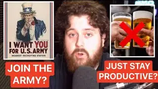 THE MMA GURU GIVES LIFE ADVICE TO YOUNG VIEWERS IN CHAT? JOIN THE ARMY?