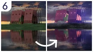 Night Visualisation Rhino/ VRay - PART 6: Water Material Creation