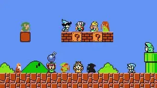 Super Mario Bros. Crossover - All Zelda Characters & Skins