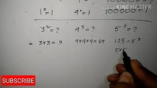 1°=?| 4^4=?| Common mathematics|