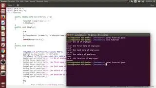 Java Tutorial : Text File As Database Table | Episode 2 | Display Data From Table