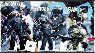 Roblox MGR Cosplays: Jetstream Sam, Raiden, Sundowner Outfits