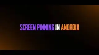 Screen Pinning in Android | JS Soft Tech | Simple Tricks