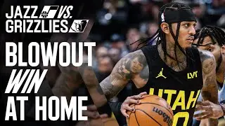 ⚡️ BIG ⚡️ win against Grizz | UTAH JAZZ
