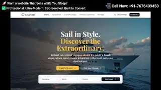 Luxury Cruise & Travel Agency Website Design (Case Study)