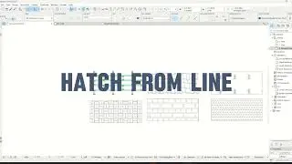 Archicad 27 - Hatch From Line