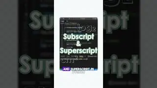 Python Subscript & Superscript | Productivity Tip 
