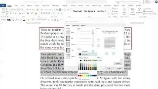 Create a Red Outline Box Around Text in Word | Draw a Red Rectangle Around Text in Word