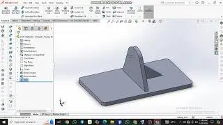 RIB FEATURE IN SOLIDWORKS|| BEGINNER TUTORIAL