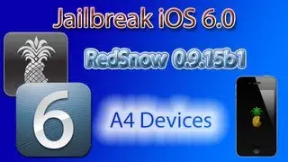 How to Jailbreak iOS 6.0 With Redsn0w
