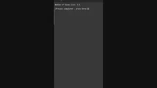 Python Program to find the median of the list