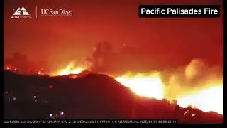 Time Lapse of The Pacific Palisades Fire