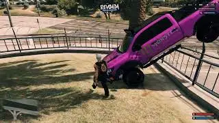 GTA RP !! Camionete Presa Kk !! Consegui tirar?
