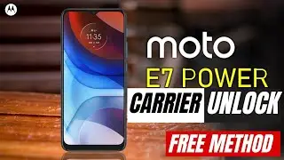 Unlock Motorola Moto E7 Power regional lock by code