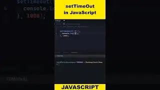 setTimeout function in JavaScript 🔥🤔 #short #shorts #javascript #programming