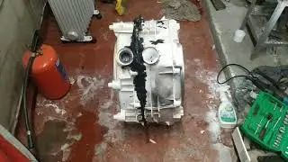 Indesit, быстрый способ разобрать ТОПОРОМ паяный бак, без его распила!