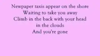Bono - Lucy in The Skys With Diamonds (lyrics)