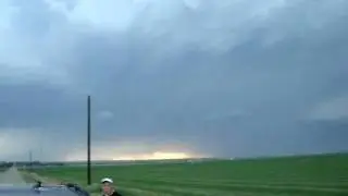 Rotating Mesocyclone near Swink, Colorado