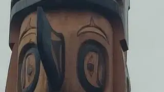 Noel Brown totem dedication Maffeo Sutton park Nanaimo