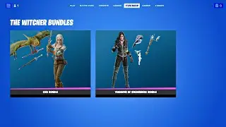 *NEW* Fortnite The Witcher Bundles! (Ciri & Yennefer of Vengerberg)