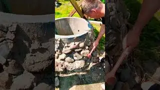 Как очистить колодец от камней ?)