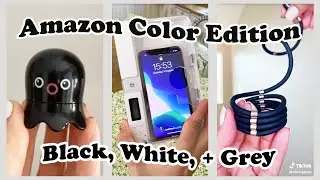 TIKTOK AMAZON MUST HAVES 🐼 Color Edition: Black, White, & Grey (w/ links)