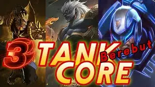 TANK CORE YANG LAGI VIRAL..KETIKA 3 TANK REBUTAN CORE ,mlbb ,tankcore ,proplayer