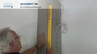 LUX ELEMENTS Montage: TEC Rohrverkleidung für Fliesen oder Putz