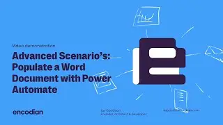 Advanced Scenarios    Populate a Word Document with Power Automate