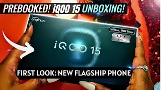 iQOO 15 Unboxing India 🇮🇳 | Pre-Booked 16GB 512GB Alpha ❤️| Camera, Price & First Look!