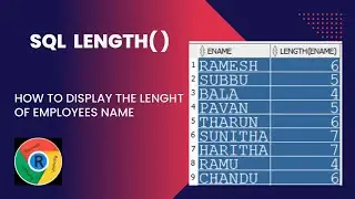 How to display Length of employees name | SQL LENGTH Function