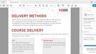 Training Profile Revision notes